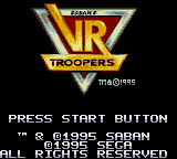 VR Troopers (USA, Europe) Title Screen